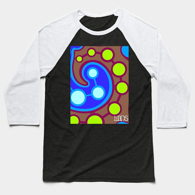 Fractal 1.2.2 Baseball T-Shirt by Hans Designs